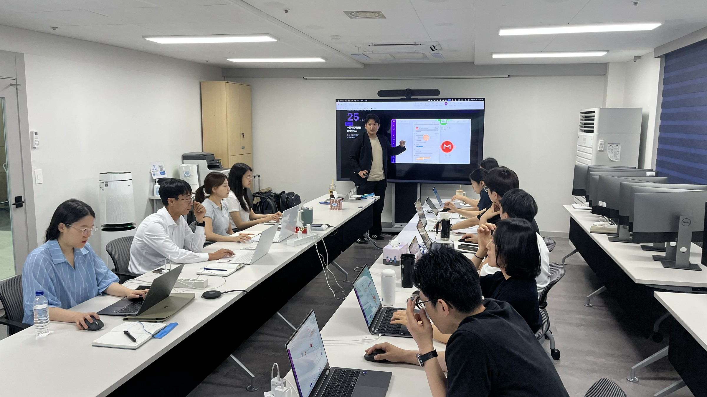 한국재료연구원 소재혁신선도본부 Make 뉴스레터 자동화 교육 진행 사례 대표 이미지